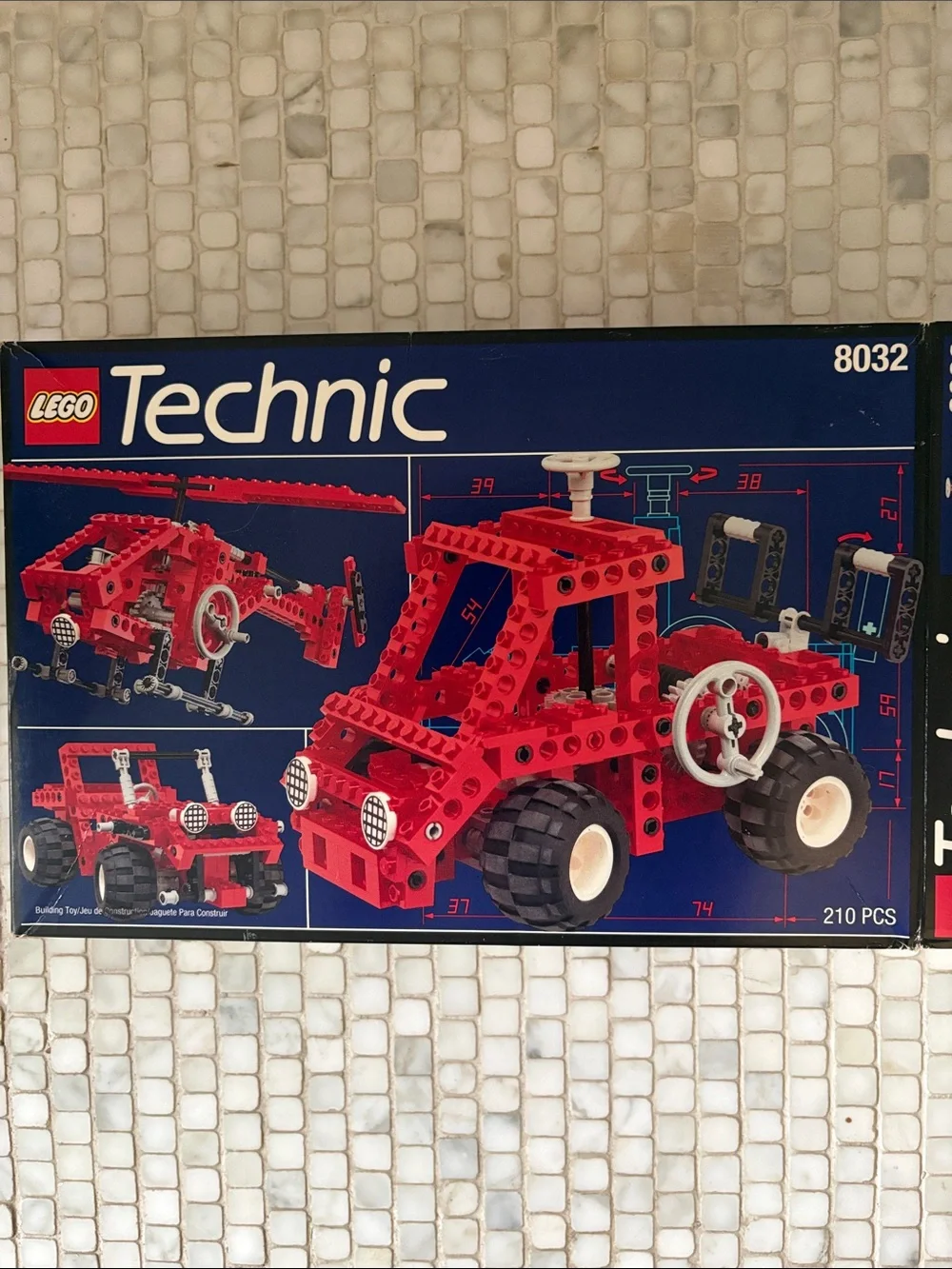 LEGO 8032 Technic Red and White Off-Road Buggy Set